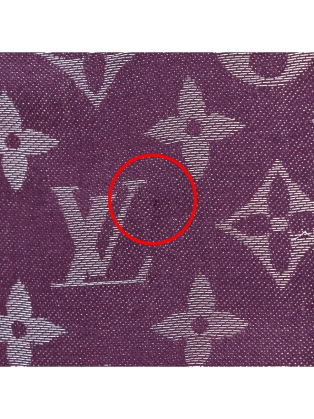 Louis Vuitton Monogram Shine Silk Purple Shawl Scarf